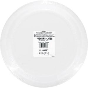 Houston Texans NFL Round Paper Plates, 10