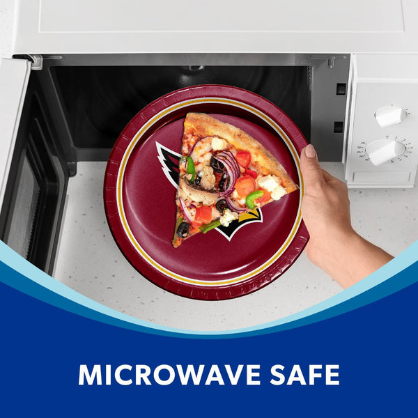 Arizona Cardinals NFL Round Paper Plates, 10