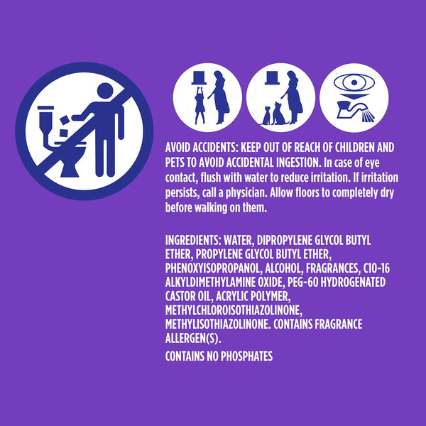 Swiffer PowerMop Refill Bundle, Lavender, 10 Mop Pads + 2 Bottles