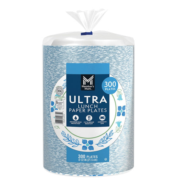 Member's Mark Ultra Lunch Paper Plates, 8.5