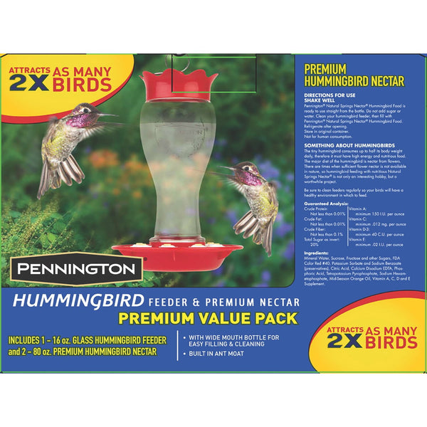Pennington Hummingbird Feeder and Nectar Kit