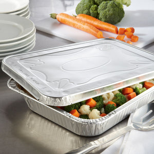 Member's Mark Aluminum Steam Table Lids, Half Size 36 ct.