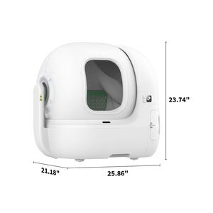 Petkit Purobot Max Pro AI-Powered Smart Litter Box with Visual Health Monitoring