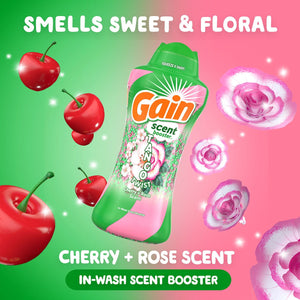Gain Tango Twist Laundry Scent Booster Beads, Cherry and Rose Scent, 26.3 oz.