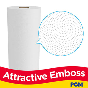 POM Individually Wrapped 2-Ply Paper Towels 30 rolls, 110 sheets/roll