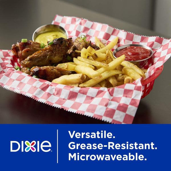 Dixie Red Checkered Wrap and Liner, 12" X 10.75