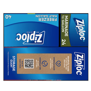 Ziploc Meal Prep Variety Pack, 134 ct.