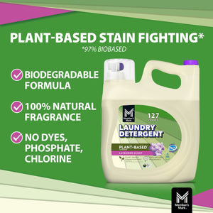 Member's Mark Plant Based Liquid Laundry Detergent, Lavender, 127 loads, 196 fl. oz.