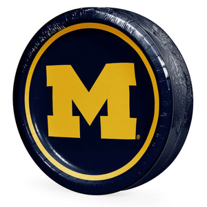 Michigan Wolverines NCAA Round Paper Plates, 10