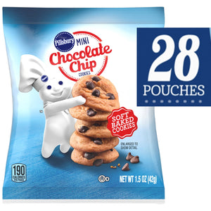 Pillsbury Soft Baked Mini Chocolate Chip Cookies, 1.5 oz., 28 pk.