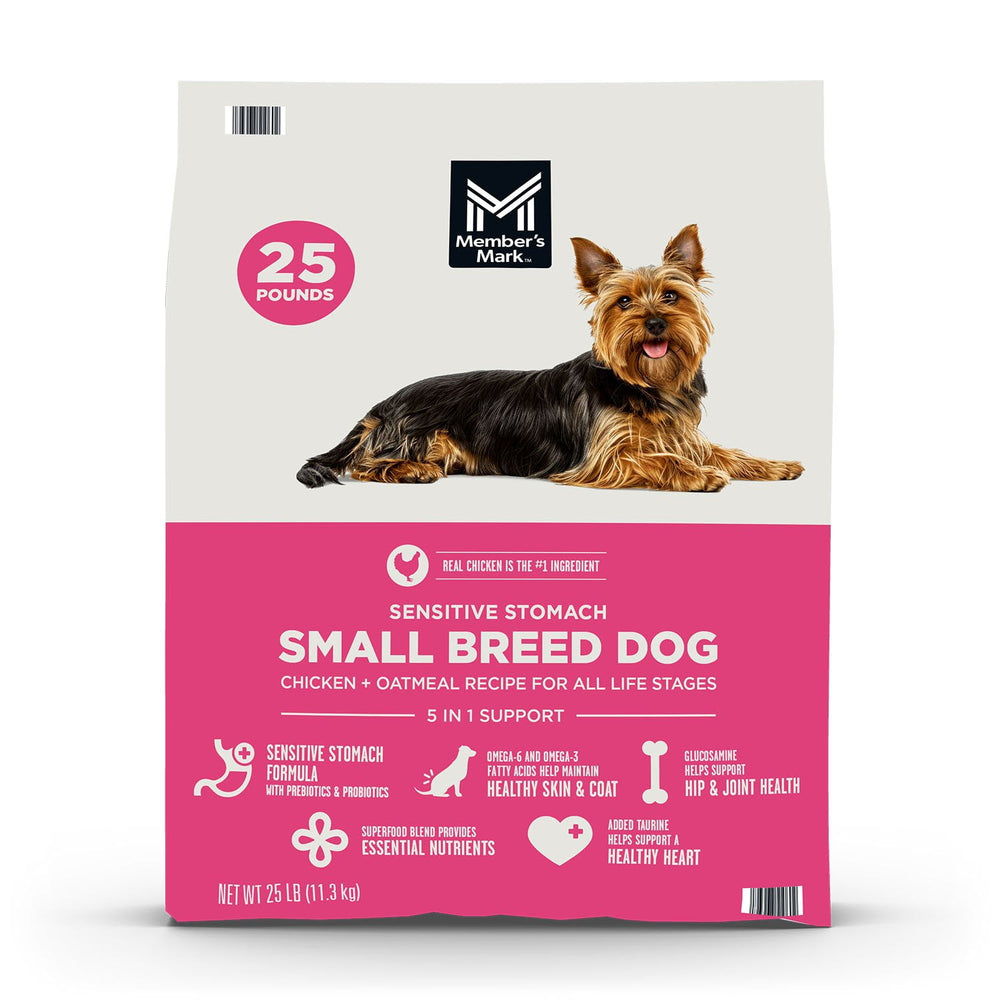 Member's Mark™ Sensitive Stomach Small Breed Chicken + Oatmeal Recipe Dry Dog Food, 25lbs.