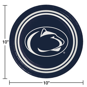 Penn State Nittany Lions NCAA Round Paper Plates, 10