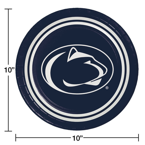 Penn State Nittany Lions NCAA Round Paper Plates, 10