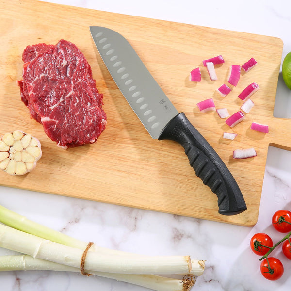 Member's Mark 7" Non-Slip Handle Santoku Slicing Knife, 2 pk.