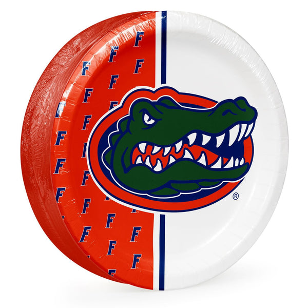 Florida Gators NCAA Round Paper Plates, 10