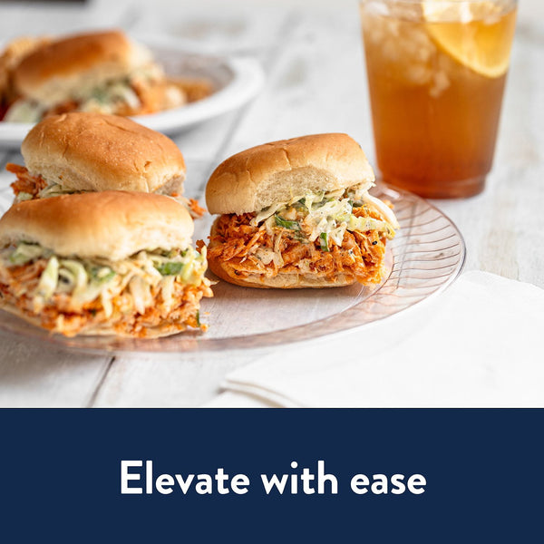 Chinet Crystal Clear Plastic Dinner Plate, 10" 100 ct.