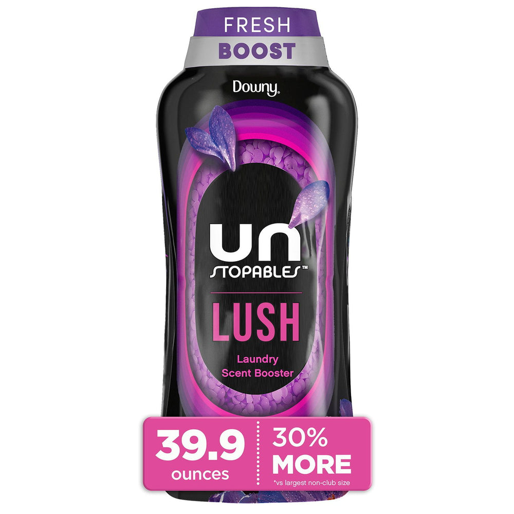 Downy Unstopables  In-Wash Laundry Scent Booster Beads, Lush, 39.9 oz