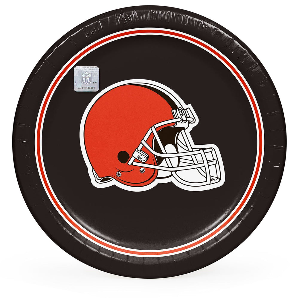 Cleveland Browns NFL Round Paper Plates, 10