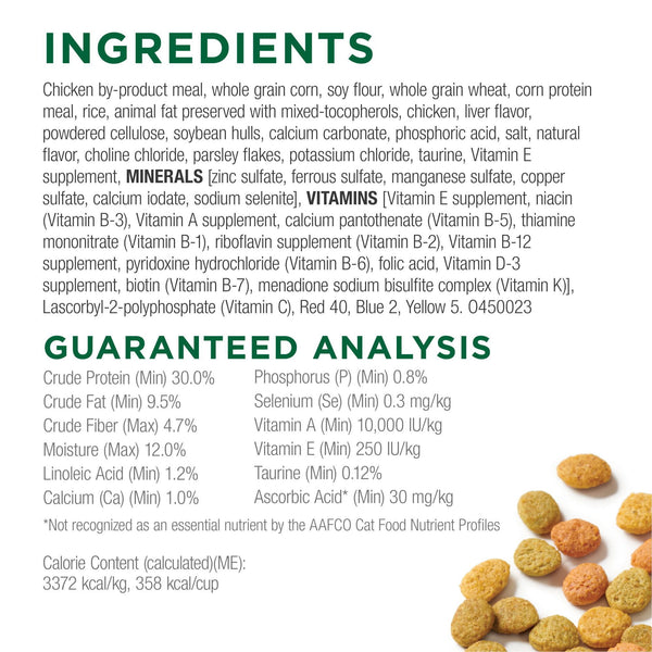 Purina, Cat Chow, Chicken Indoor Adult Dry Cat Food, Hairball and Healthy Weight, 25 lbs.