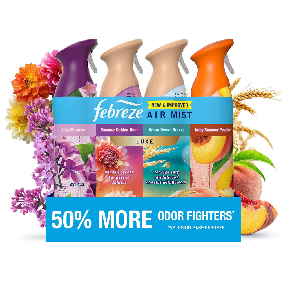 Febreze Air Mist Air Freshener Spray, Spring Mixed Scent, 4ct., 32.4 oz.