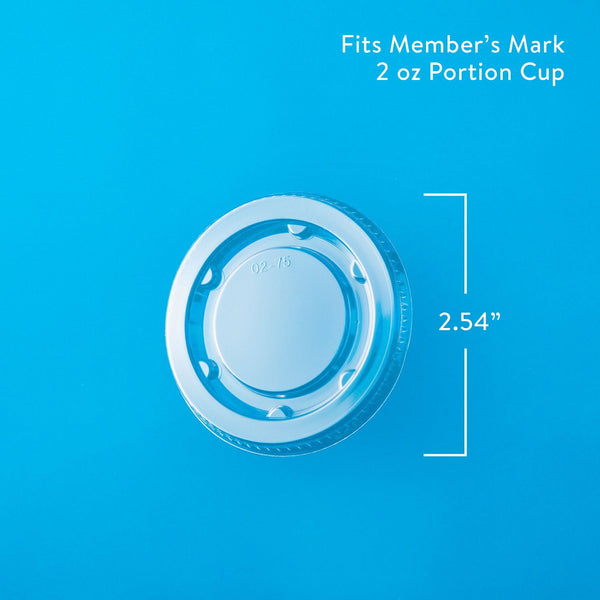 Member's Mark Clear Plastic Portion Lids 2 oz., 2500 ct.