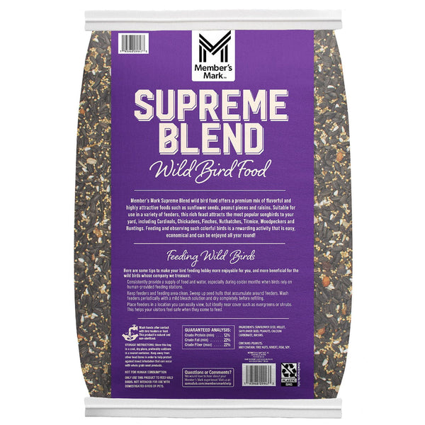 Member's Mark Supreme Blend Wild Bird Food 40 lbs.
