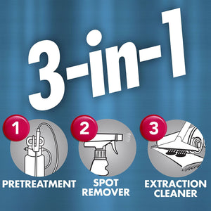 OdoBan 3-in-1 Concentration Carpet Cleaner Solution, Fragrance Free 1 gal., 4 pk.