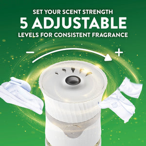 Air Wick Plug In Scented Oil Air Freshener Refills, Fresh Linen, 9 refills