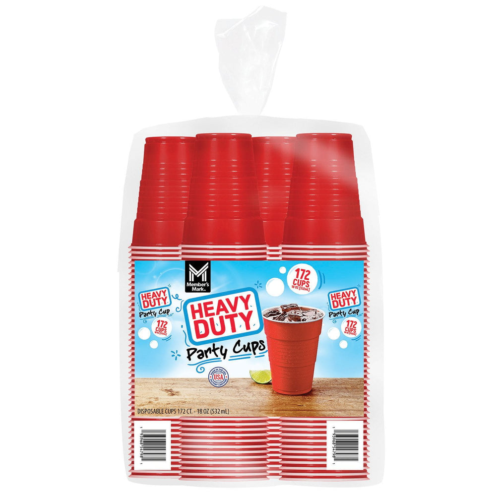 Member's Mark Heavy-Duty, Red Cups, 18 oz.,172 ct.