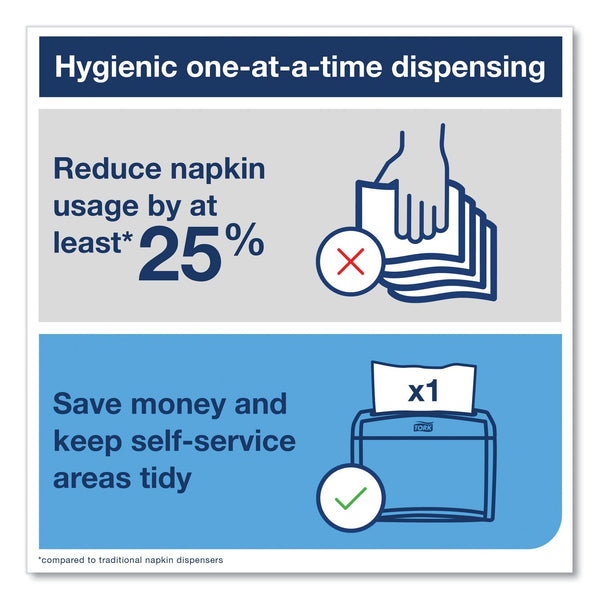 Tork Xpressnap 1-Ply Brown Interfold Dispenser Napkins, 12 pks., 500 napkins/pk.