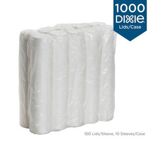 Dixie Closeable Slider Lid for Disposable Hot Cups, Fits 10-20 oz. Cups 1000 ct.