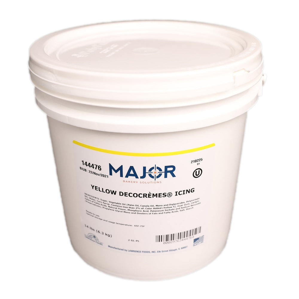 Major DecoCremes Icing, Yellow 14 lbs.