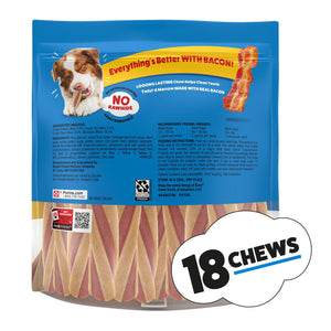 Purina Busy with Beggin’ Twist’d Adult Dog Chew Bone Treats - 18 ct. Pouch