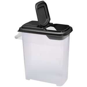 Buddeez Food Storage and Dispenser, Black, 32 qt.