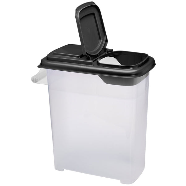 Buddeez Food Storage and Dispenser, Black, 32 qt.