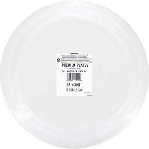 Philadelphia Eagles NFL Round Paper Plates, 10