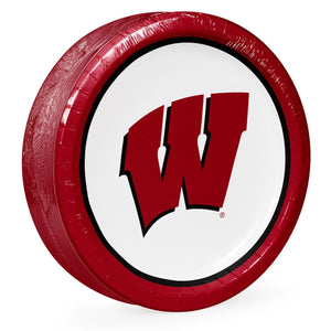 Wisconsin Badgers NCAA Round Paper Plates, 10