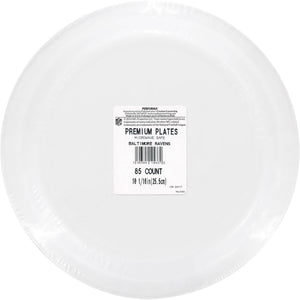 Baltimore Ravens NFL Round Paper Plates, 10