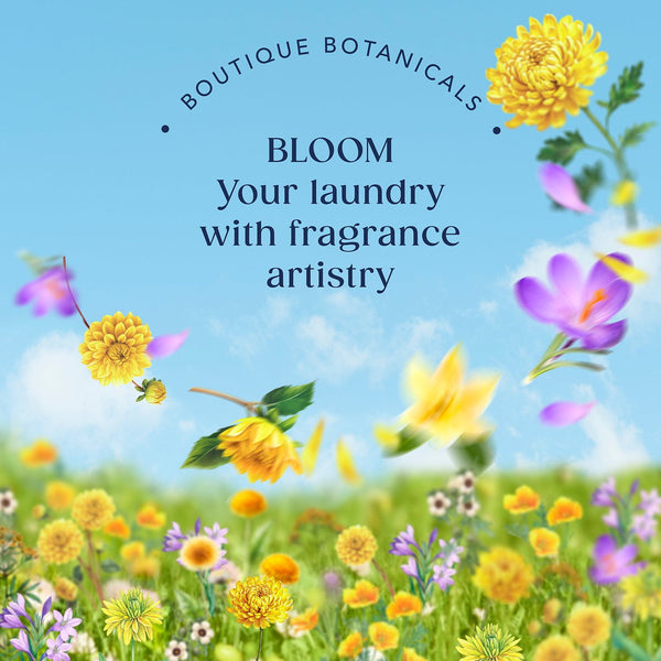 Downy Boutique Botanicals Limited Edition, Liquid Fabric Softener, Bloom, 164 loads, 111 fl. oz.