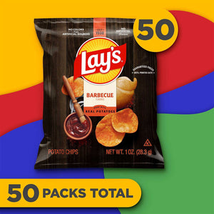 Lay's Barbecue Potato Chips, 1 oz., 50 pk.