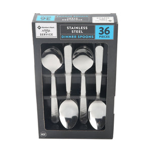 Member's Mark Stainless Steel Dinner Spoons 36 ct.