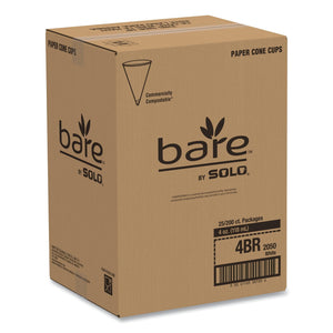 Solo Cone Cold Water Paper Cups, White 4 oz., 5000 ct.