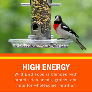 Audubon Park High Energy Blend Wild Bird Food, Premium Mix of Seeds and Nuts, 15 lbs.