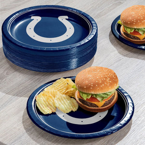 Indianapolis Colts NFL Round Paper Plates, 10