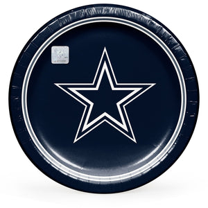 Dallas Cowboys NFL Round Paper Plates, 10