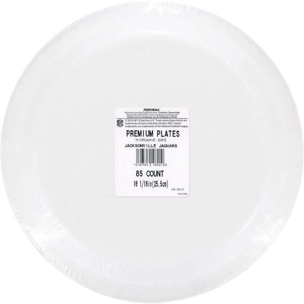 Jacksonville Jaguars NFL Round Paper Plates, 10