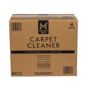 Member's Mark Commercial Carpet Cleaner Concentrate, 1 gal., 4 pk.