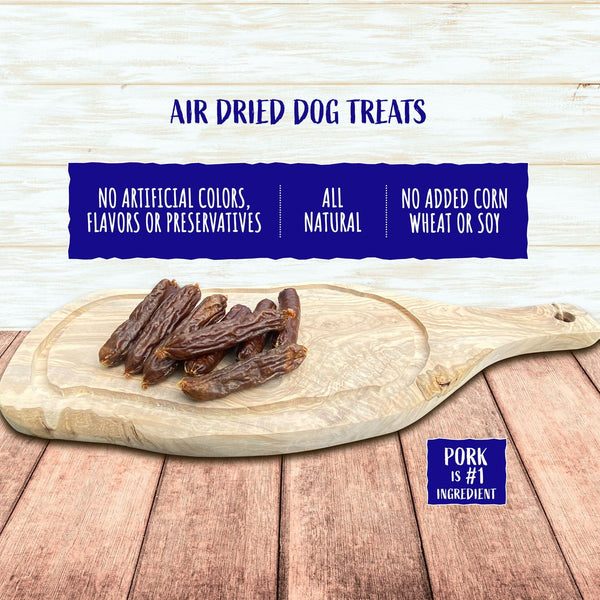 Irish Rover Pork and Apple Sausage Air Dried Dog Treats, 48 oz.