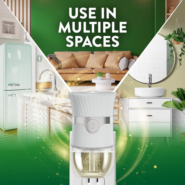 Air Wick plug In Scented Oil Air Freshener Refills, Ocean Spray, 9 refills