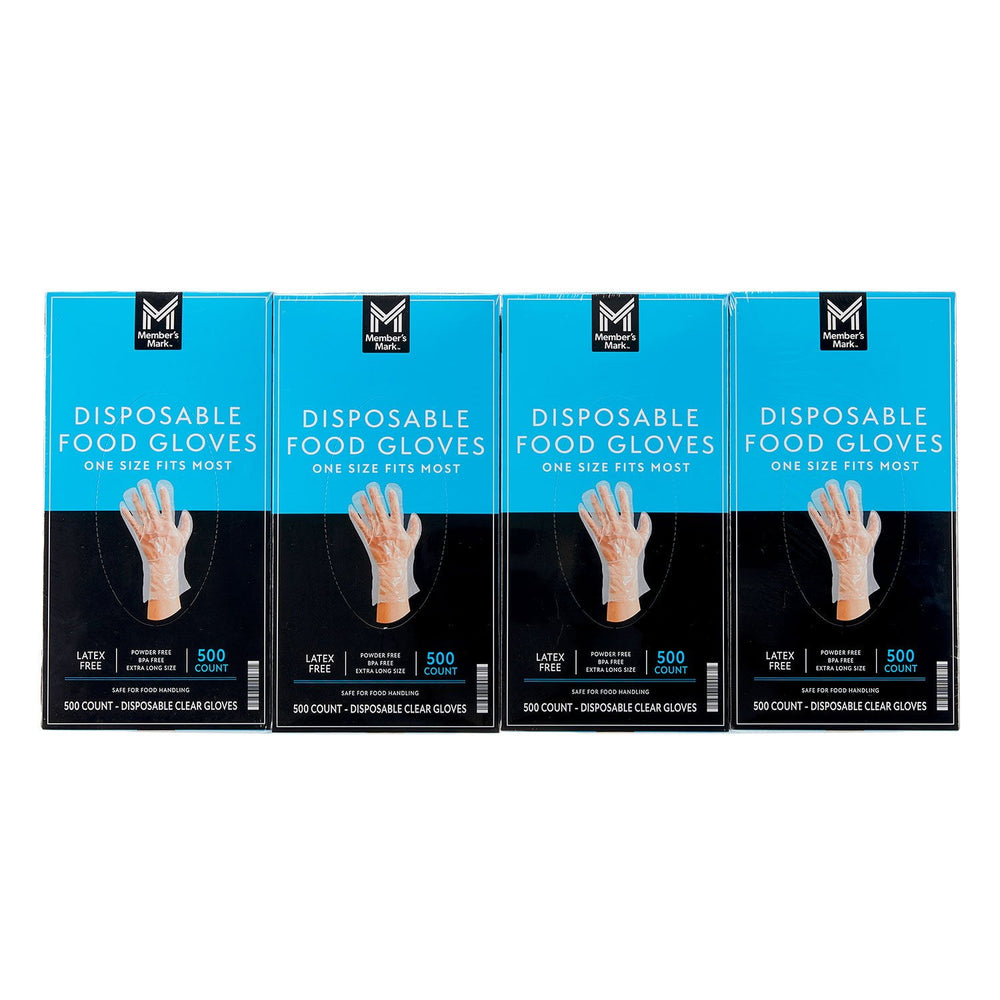 Member's Mark Disposable Food Gloves, 500 ct., 4 pk.